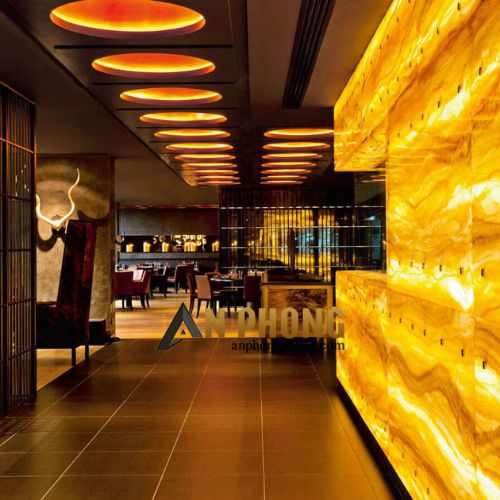 Ứng dụng của tấm nhựa giả đá xuyên sáng