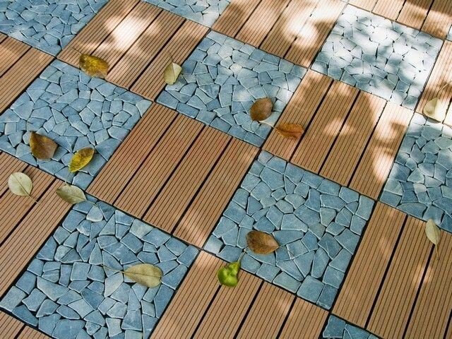 VỈ GỖ NHỰA LÓT SÀN NGOÀI TRỜI