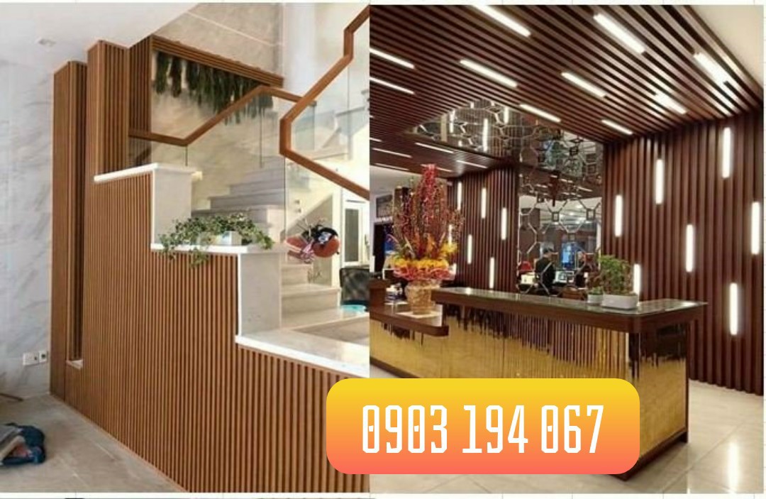 ỨNG DỤNG LAM SÓNG GỖ NHỰA VÀO TRANG TRÍ