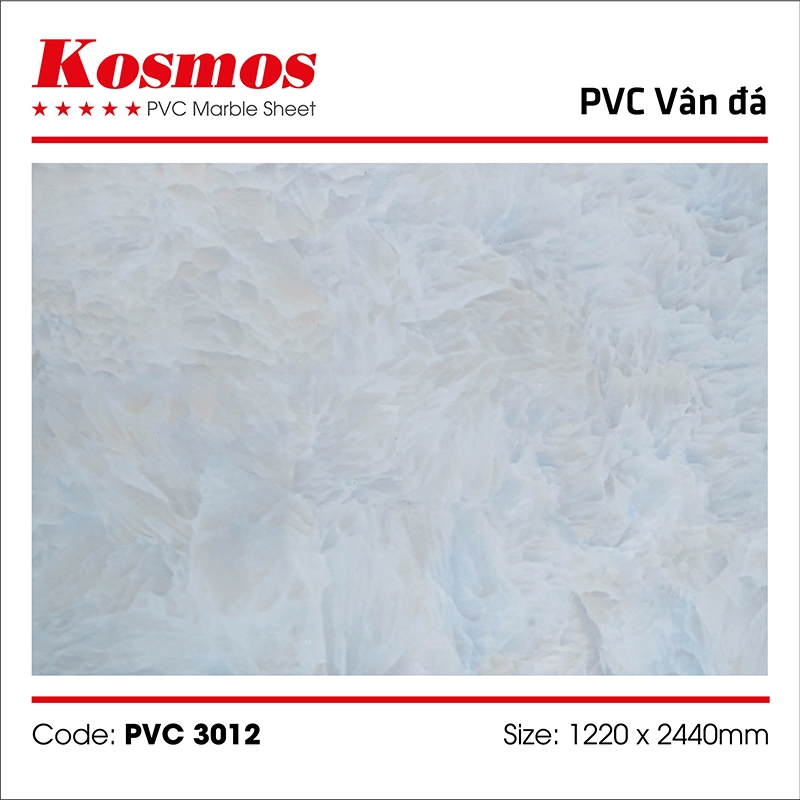 Tấm ốp  vân đá PVC3012