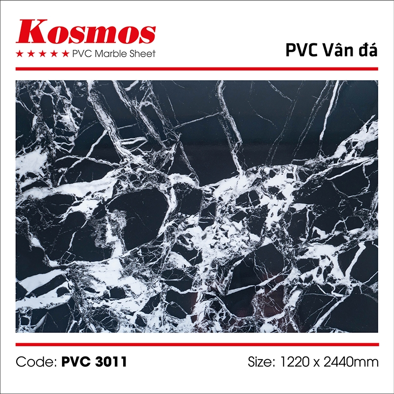 Tấm ốp  vân đá PVC3011