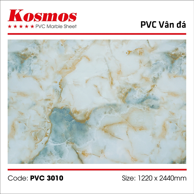 Tấm ốp  vân đá PVC3010