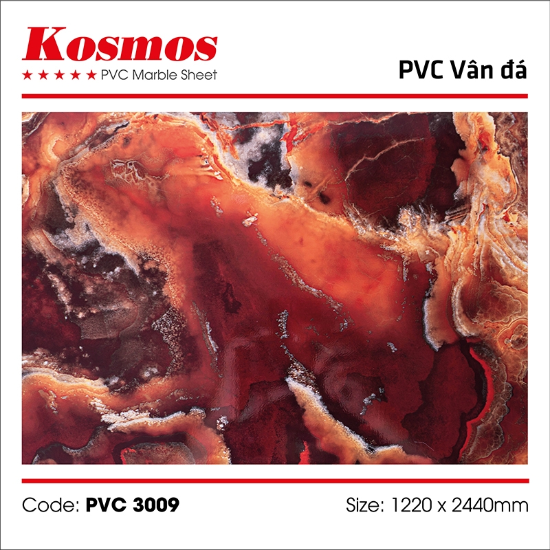 Tấm ốp  vân đá PVC3009