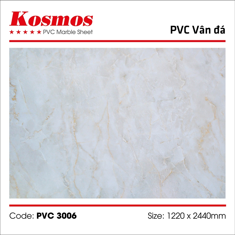 Tấm ốp  vân đá PVC3006