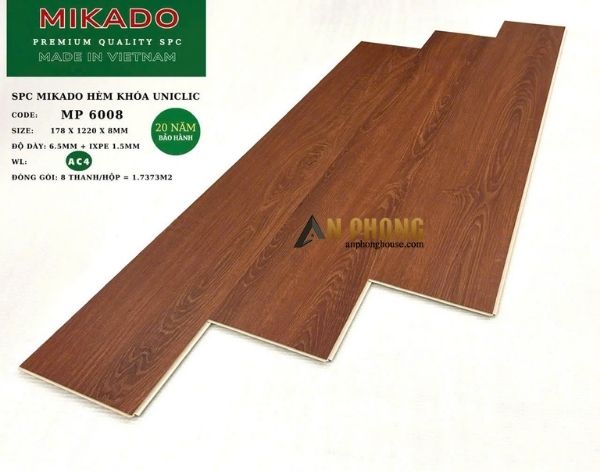 Sàn nhựa giả gỗ MP 6008