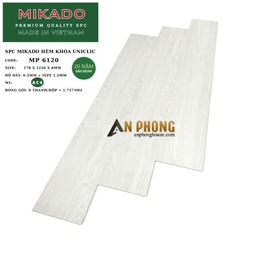Sàn nhựa giả gỗ 8mm MP 6120
