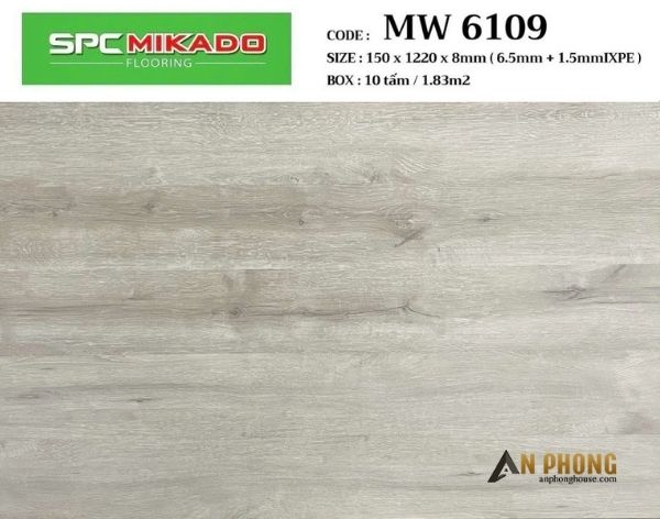 Sàn nhựa giả gỗ 8mm MW 6109